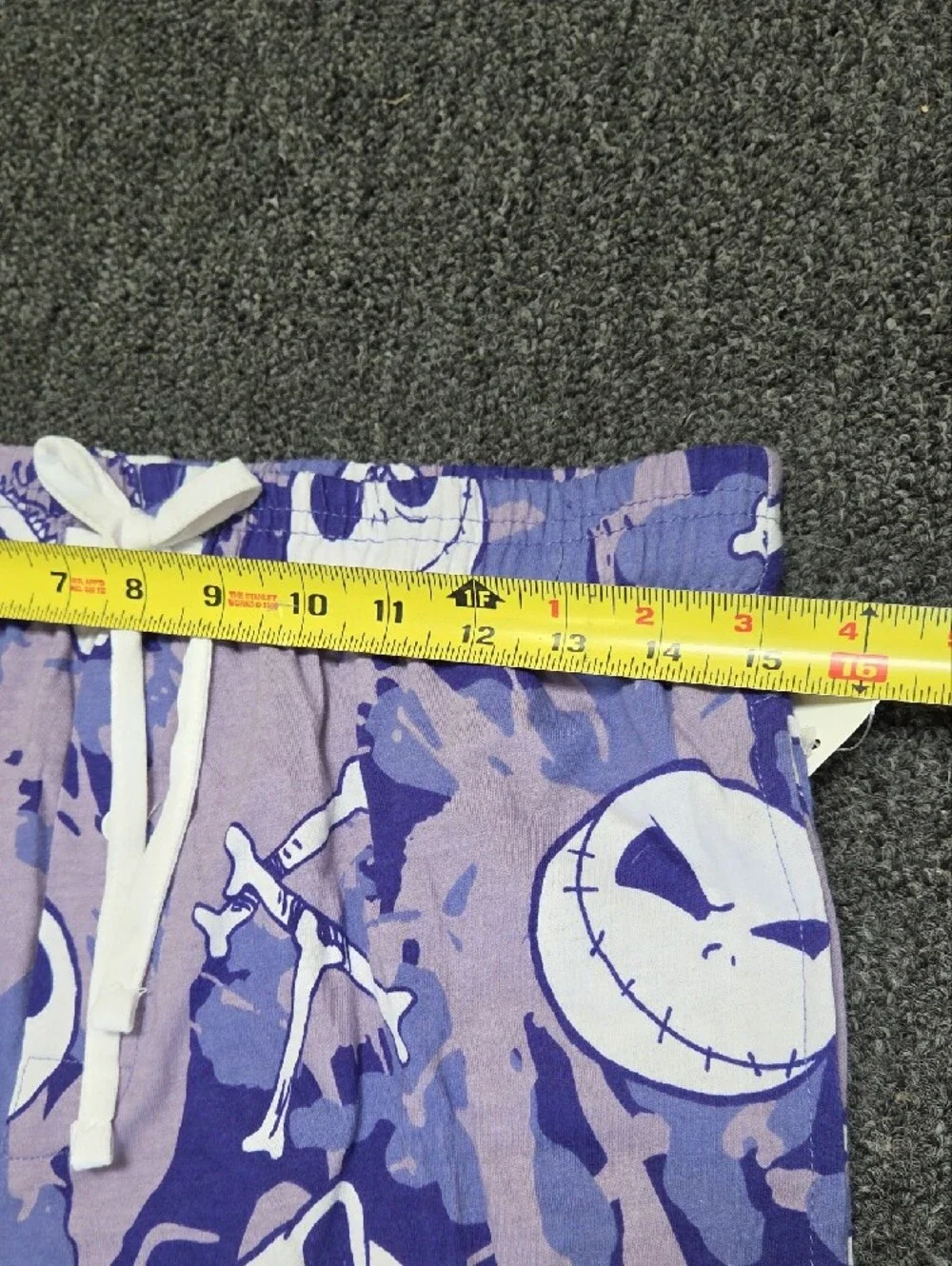 (#3C) Disney The Nightmare Before Christmas Purple Skull Camo Lounge Pants - Picture 4 of 7
